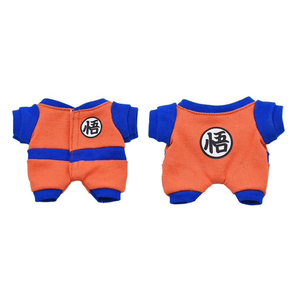 New Cartoon Outfit for V1V2V3 Labubu 13/17cm Anime Doll Clothing Multi-color Set Doll DIY Accessories