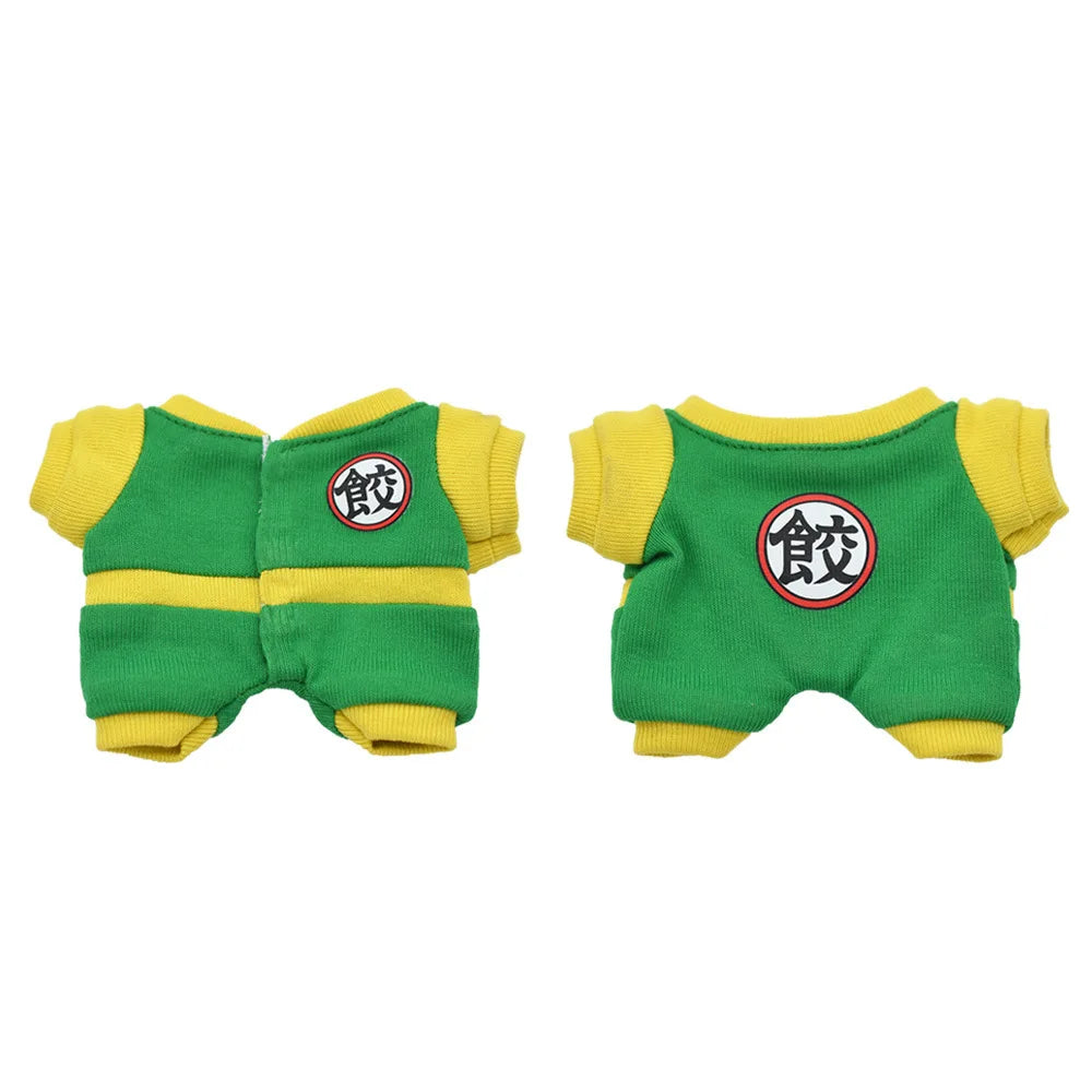 New Cartoon Outfit for V1V2V3 Labubu 13/17cm Anime Doll Clothing Multi-color Set Doll DIY Accessories
