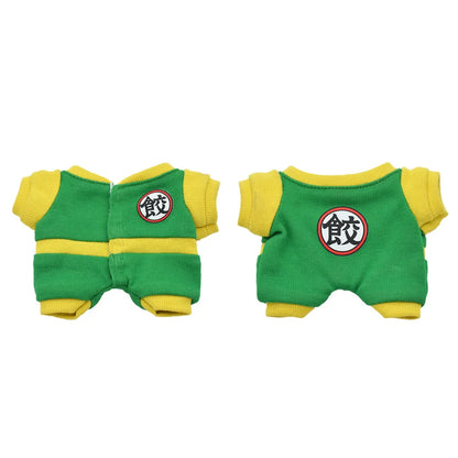 New Cartoon Outfit for V1V2V3 Labubu 13/17cm Anime Doll Clothing Multi-color Set Doll DIY Accessories