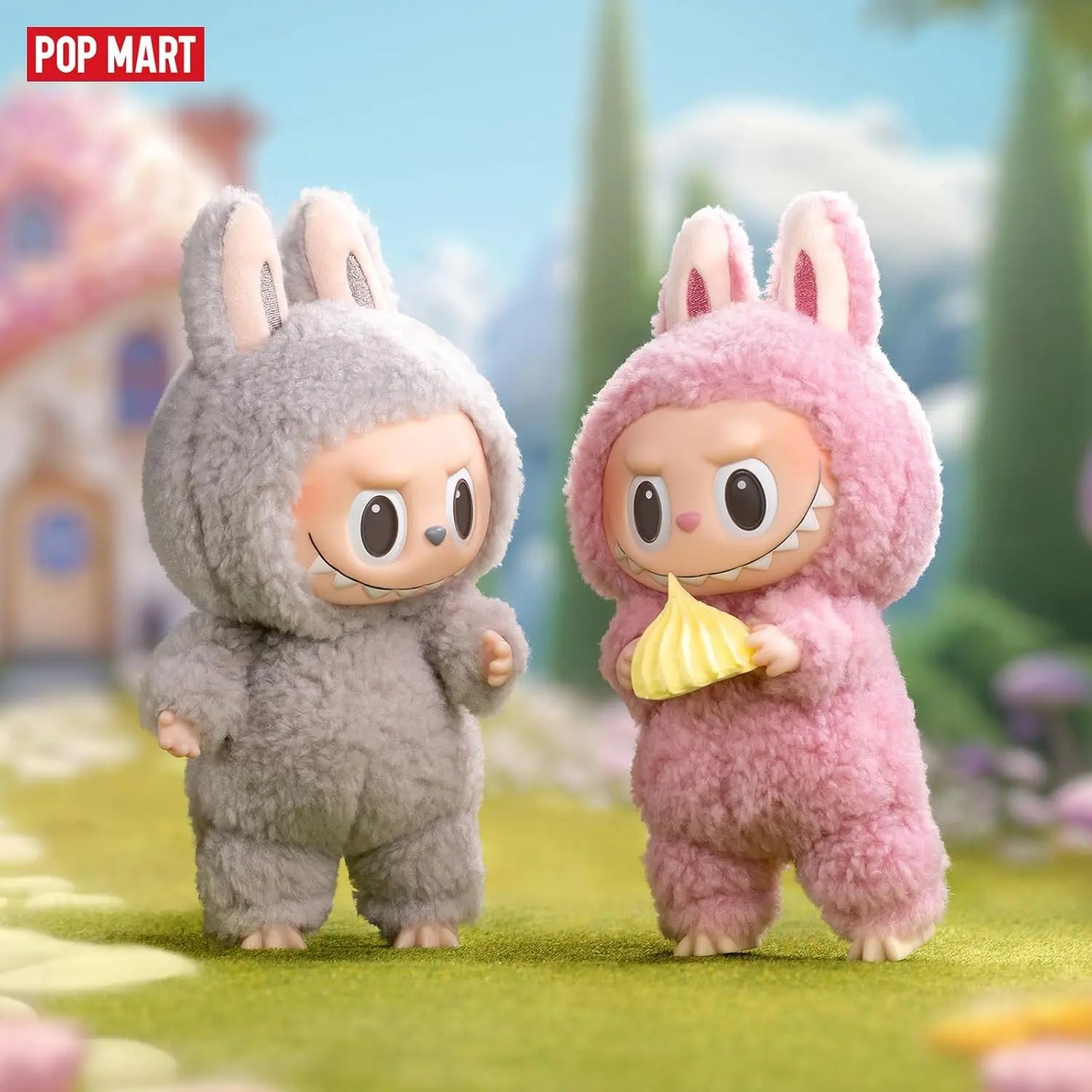 POP MART labubu Doll The Monsters Tasty Macarons Blind Box Random Vinyl Figure Cute Food Theme Collectible Toy Gift 