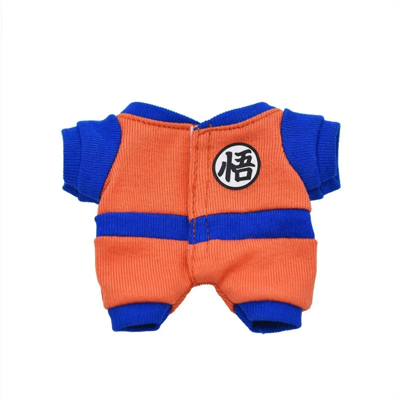 New Cartoon Outfit for V1V2V3 Labubu 13/17cm Anime Doll Clothing Multi-color Set Doll DIY Accessories